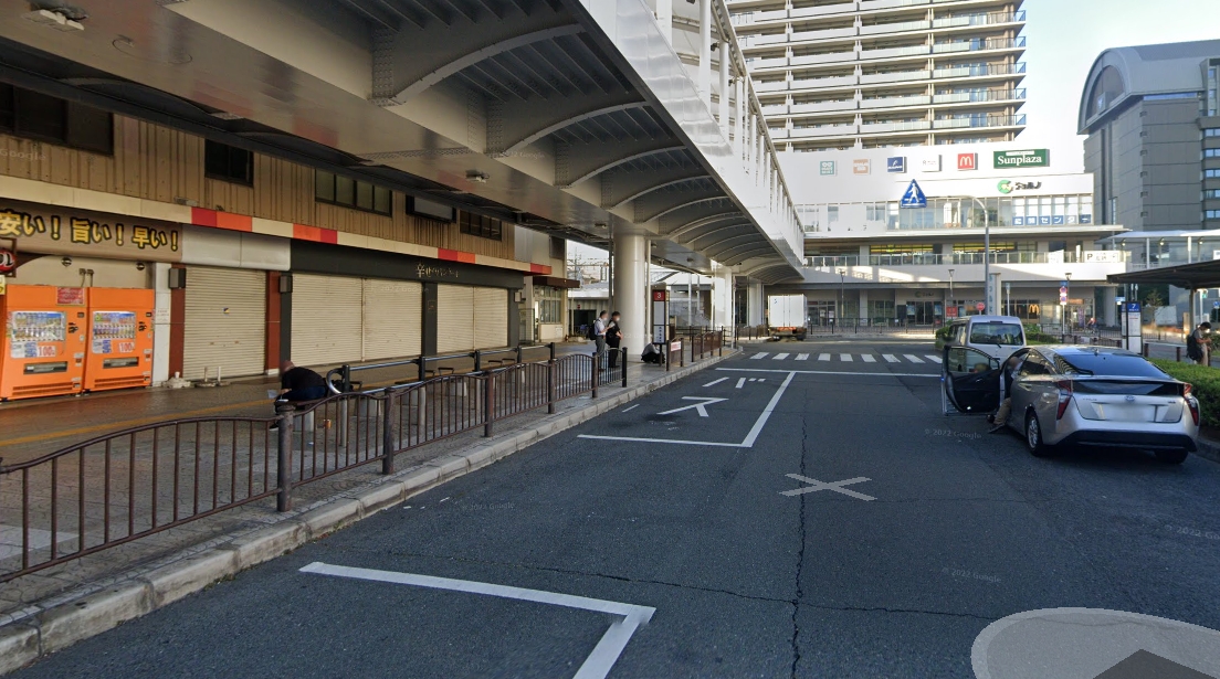南海高野線堺東駅バスロータリー